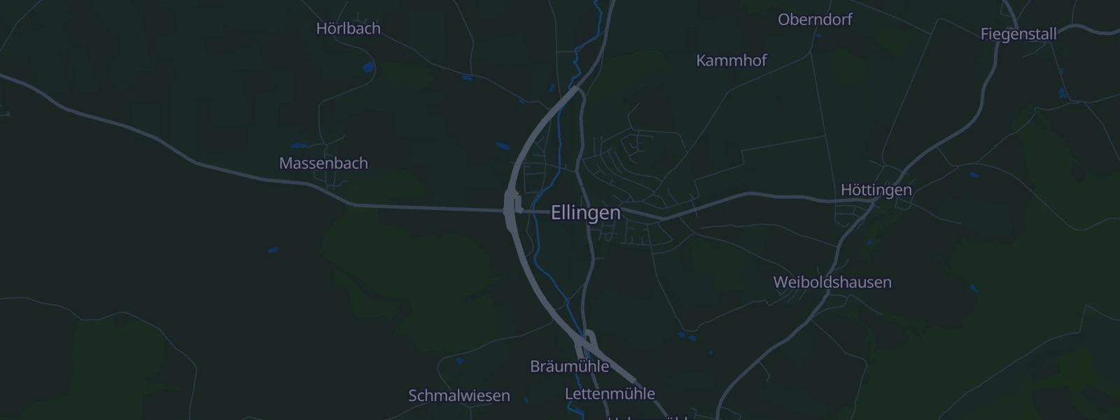 Karte von Ellingen