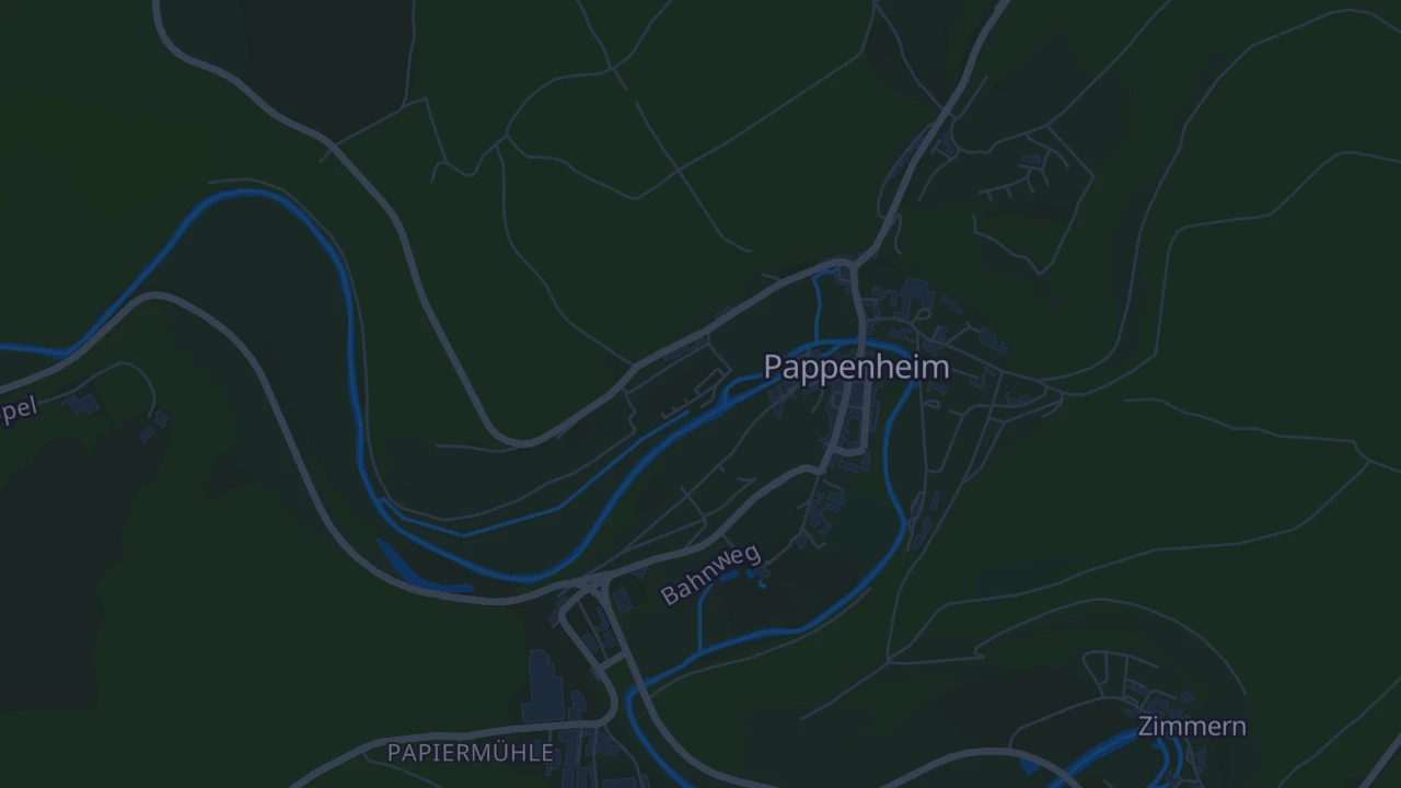 Karte von Pappenheim