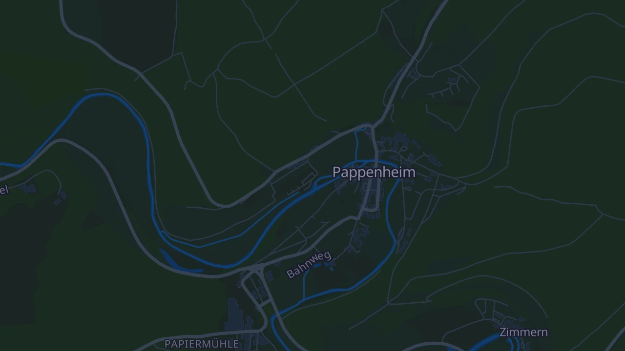 Karte von Pappenheim