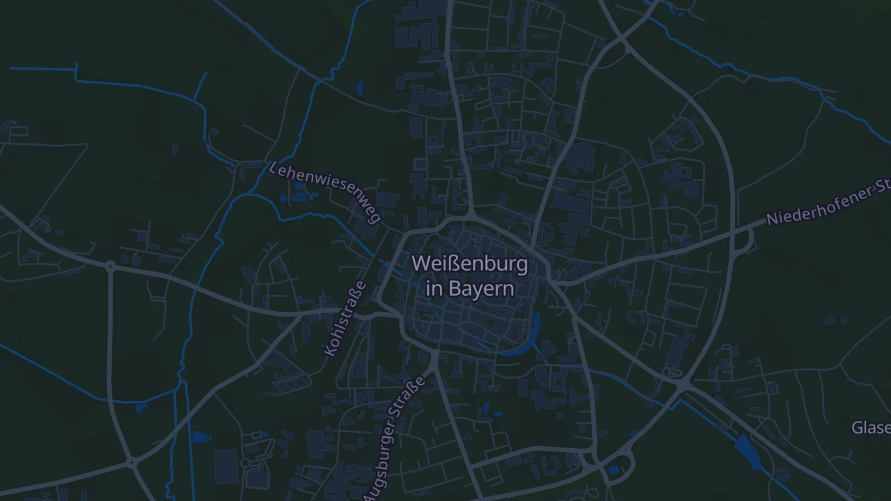Karte von Weißenburg i. Bay.