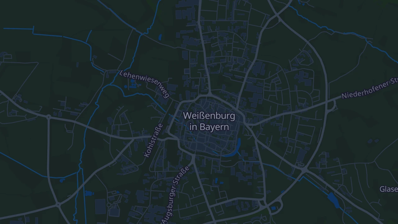 Karte von Weißenburg i. Bay.