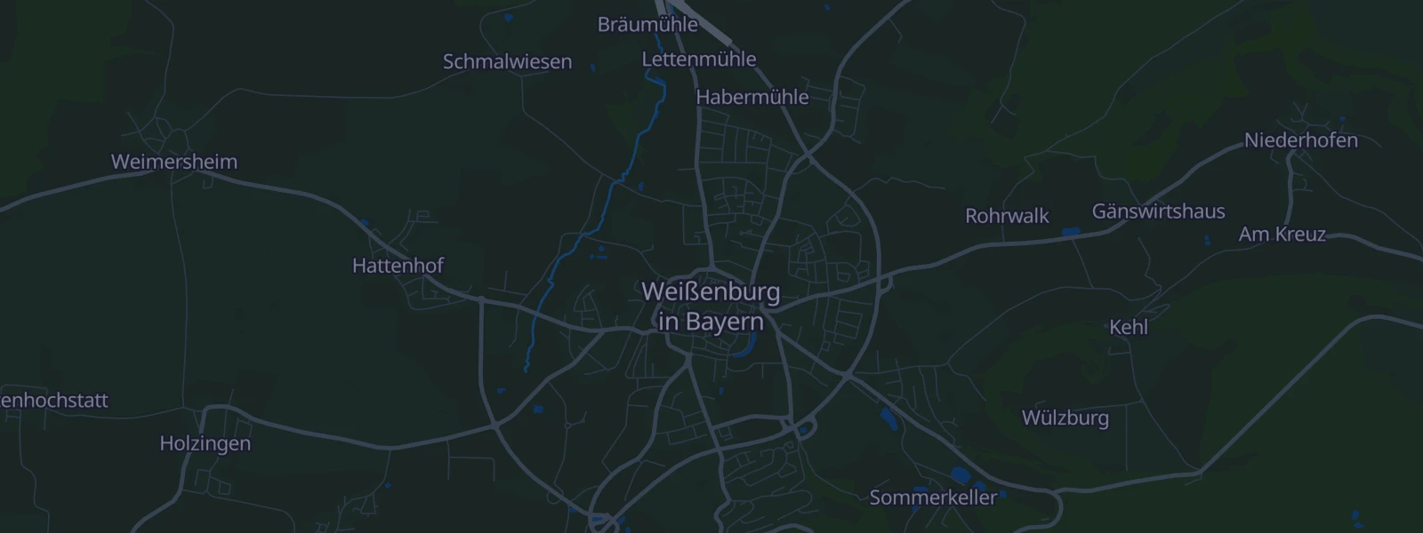 Karte von Weißenburg i.Bay.