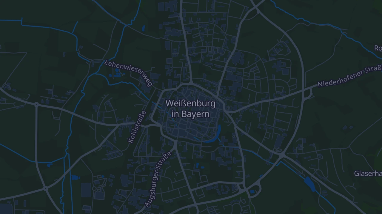 Karte von Weißenburg i. Bay.