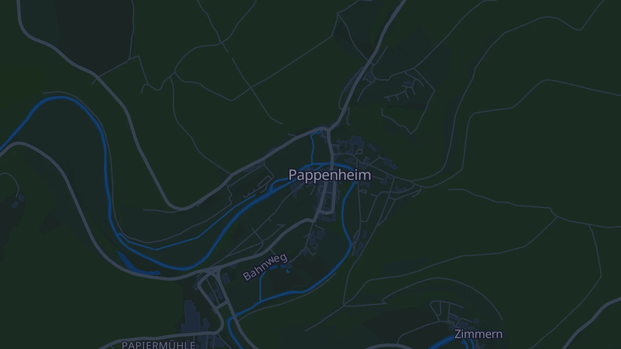 Karte von Pappenheim