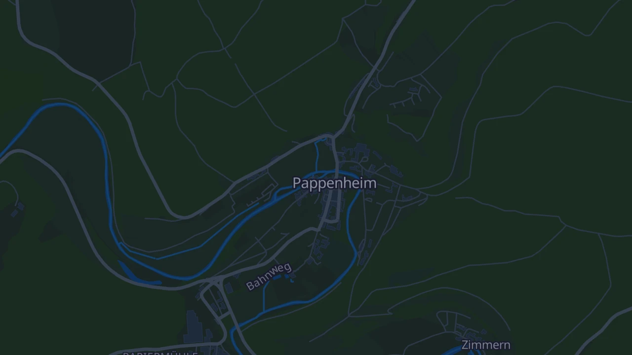 Karte von Pappenheim