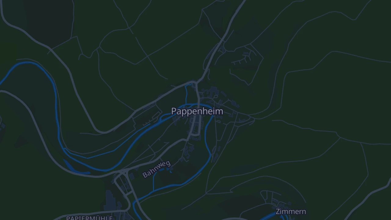 Karte von Pappenheim