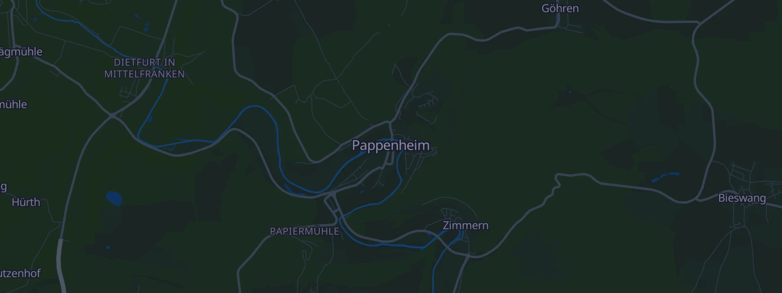 Karte von Pappenheim