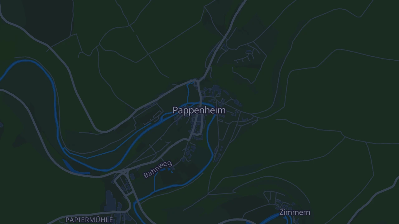 Karte von Pappenheim