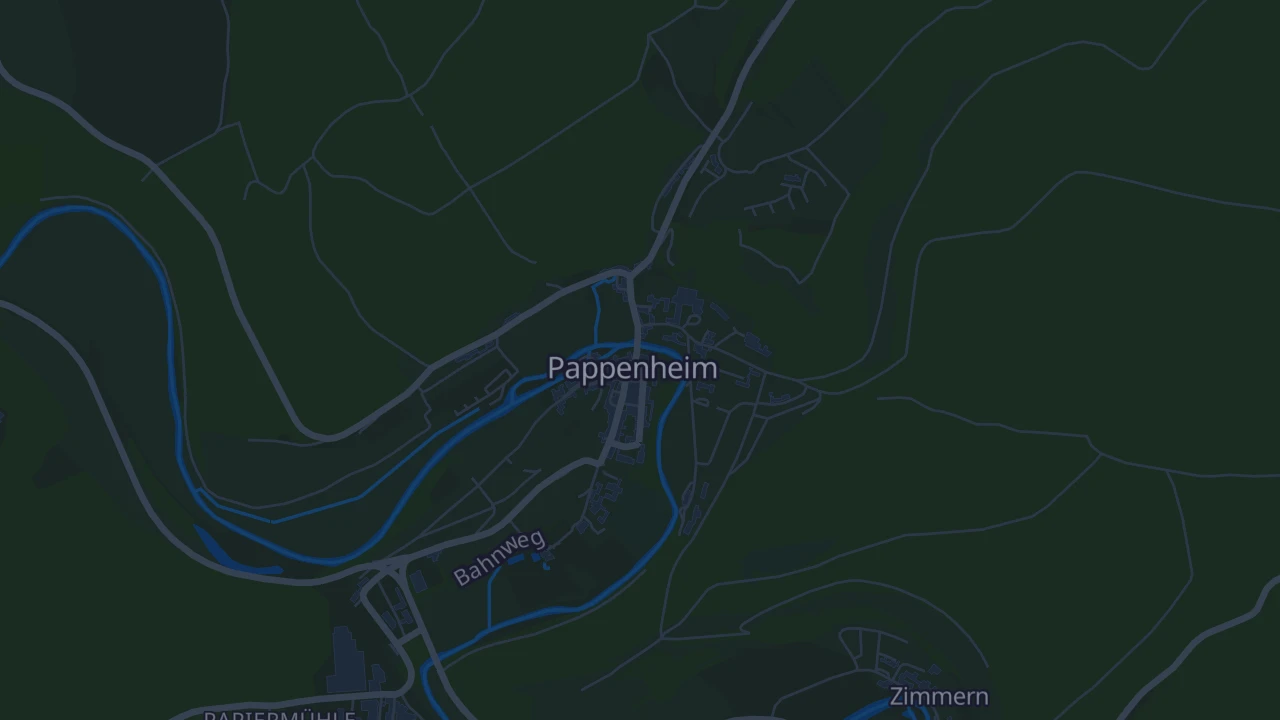 Karte von Pappenheim