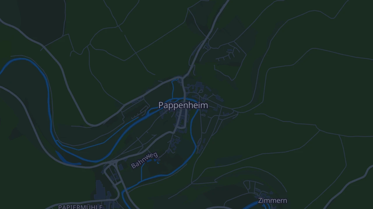Karte von Pappenheim