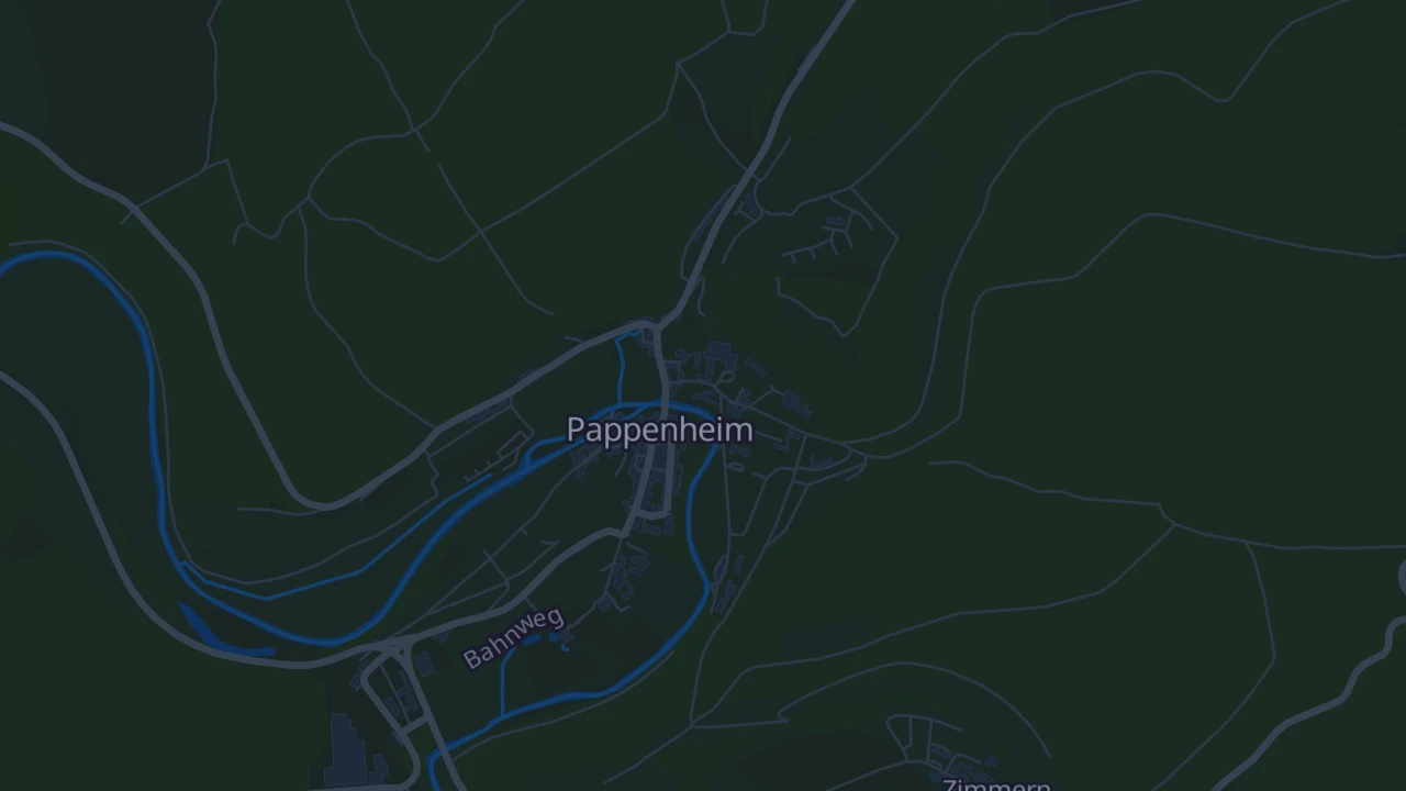 Karte von Pappenheim