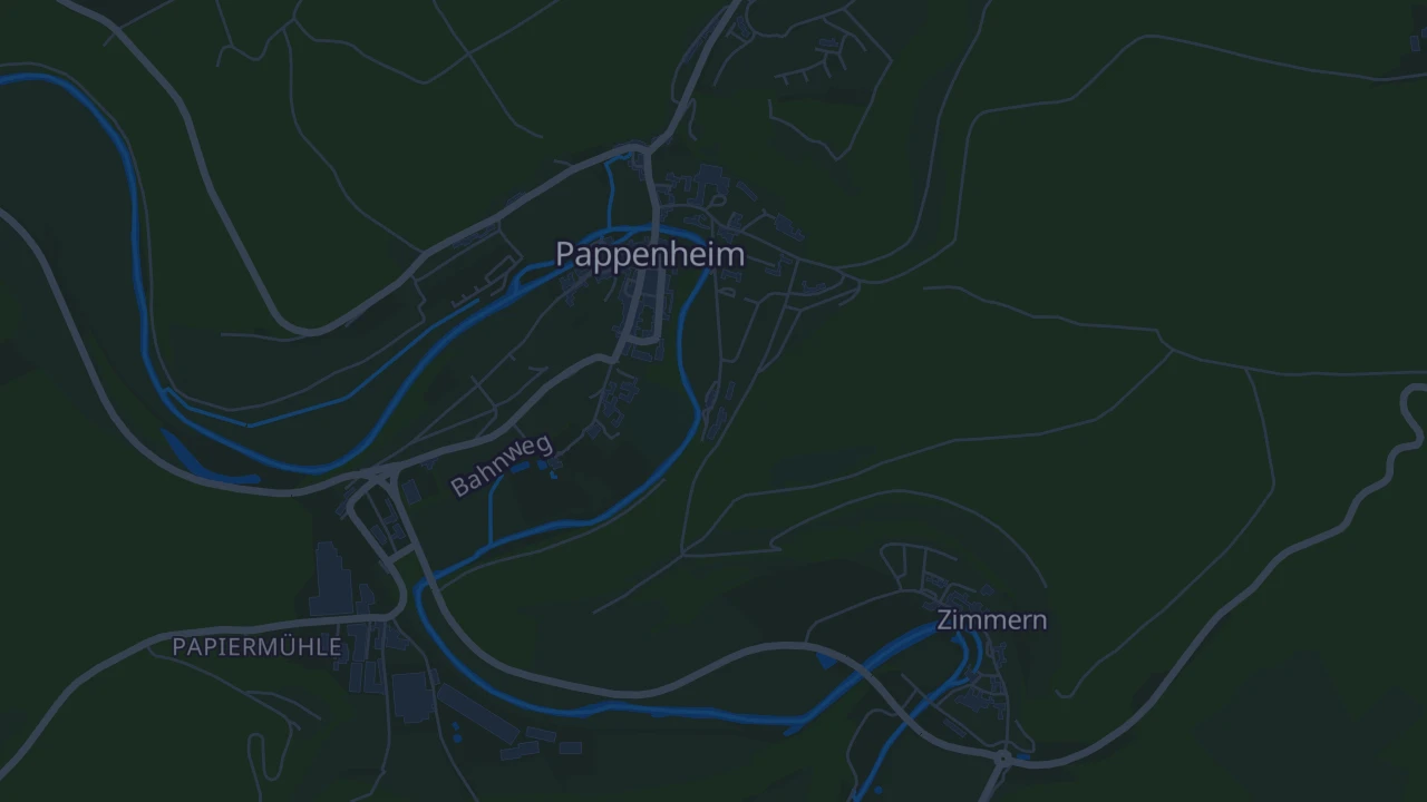 Karte von Pappenheim