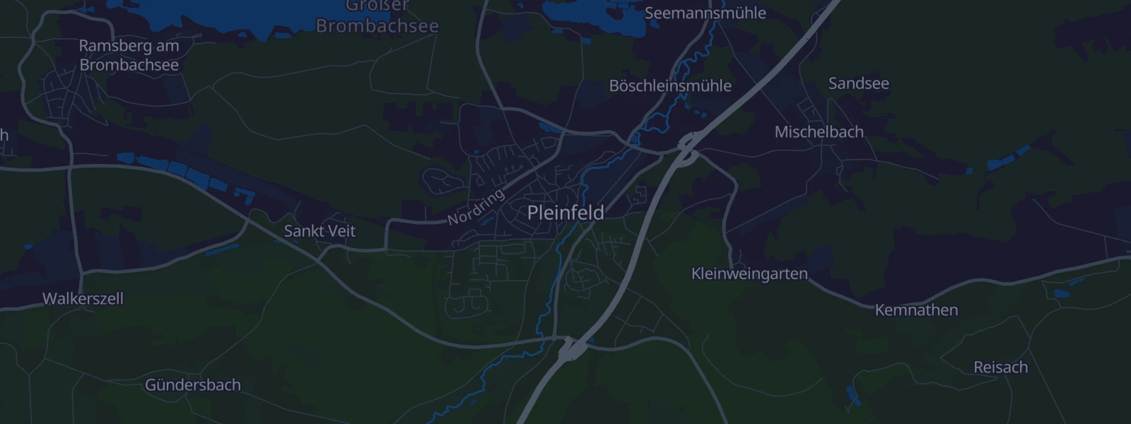 Karte von Pleinfeld