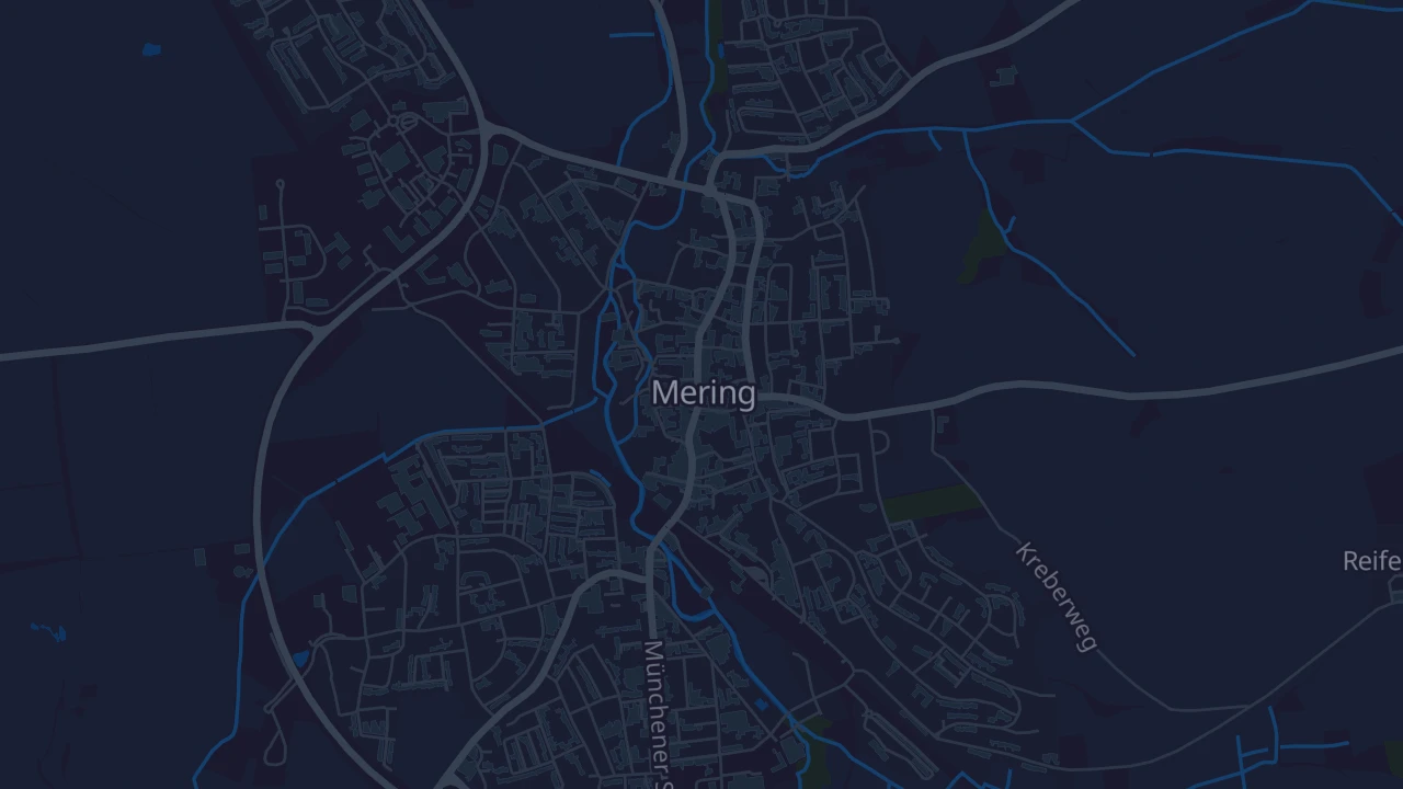 Karte von Mering
