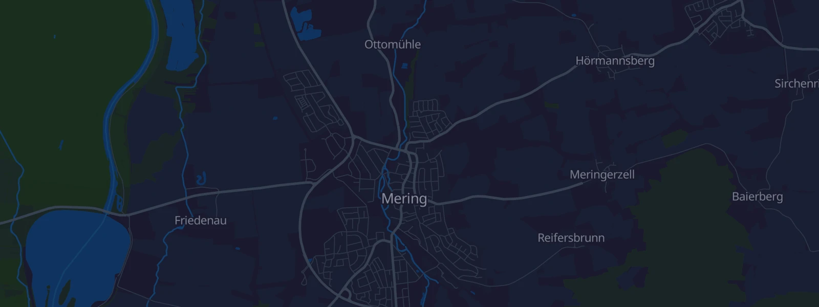 Karte von Mering