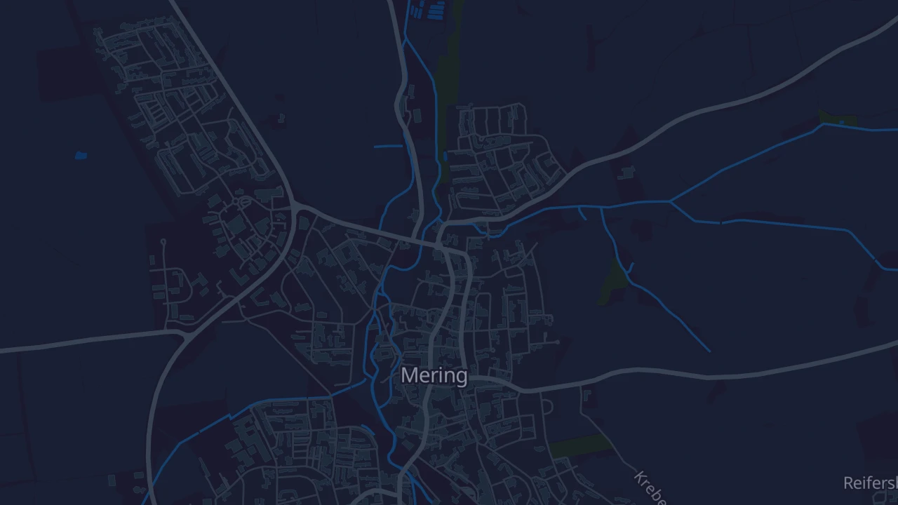 Karte von Mering