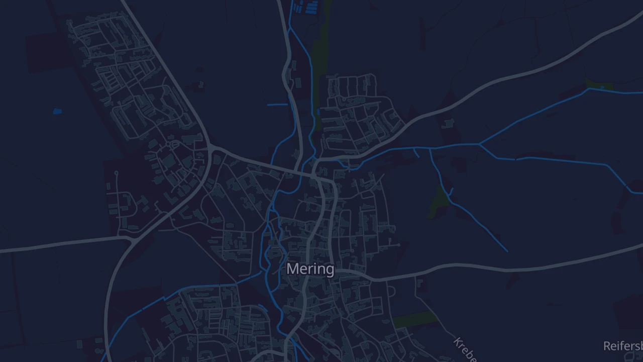 Karte von Mering