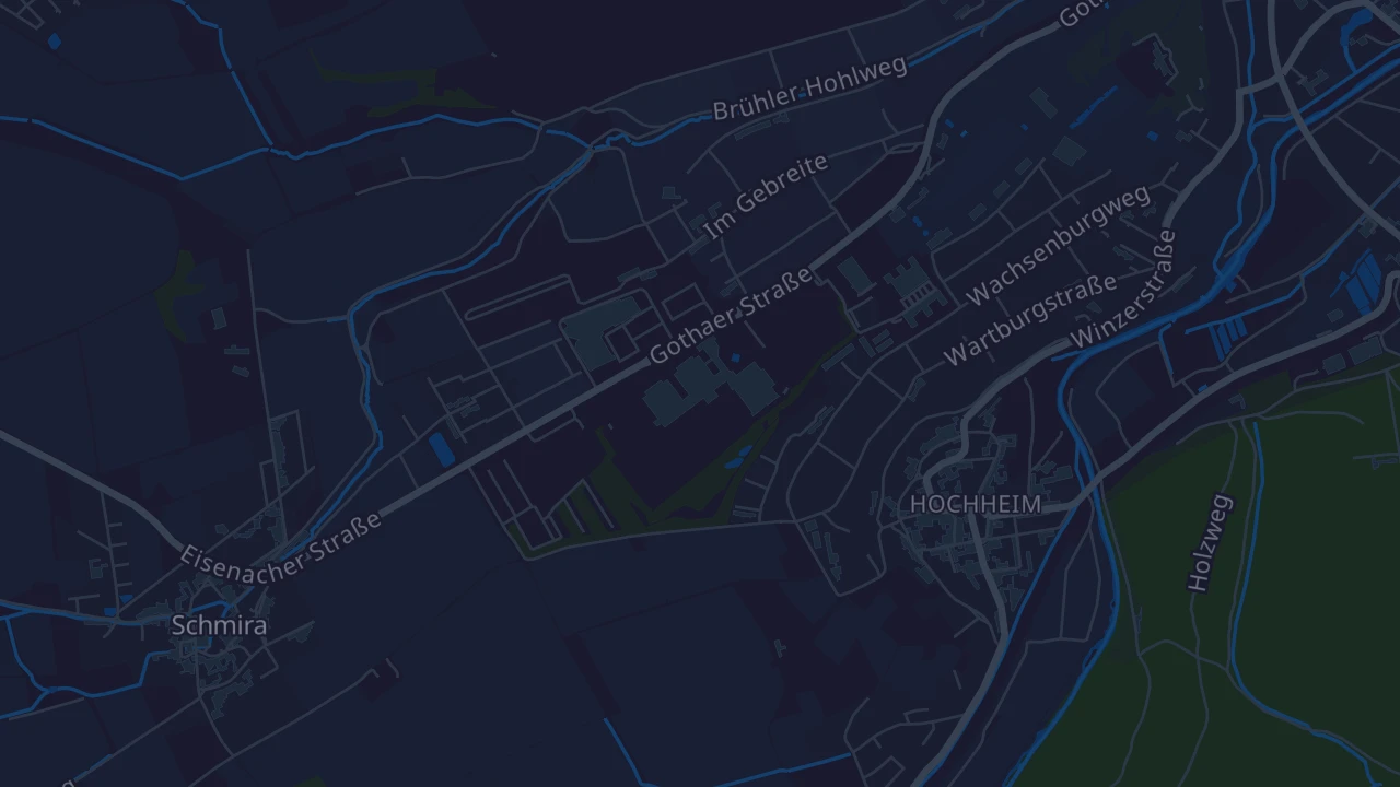 Karte von Erfurt - Brühlervorstadt