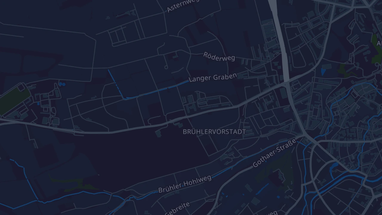 Karte von Erfurt