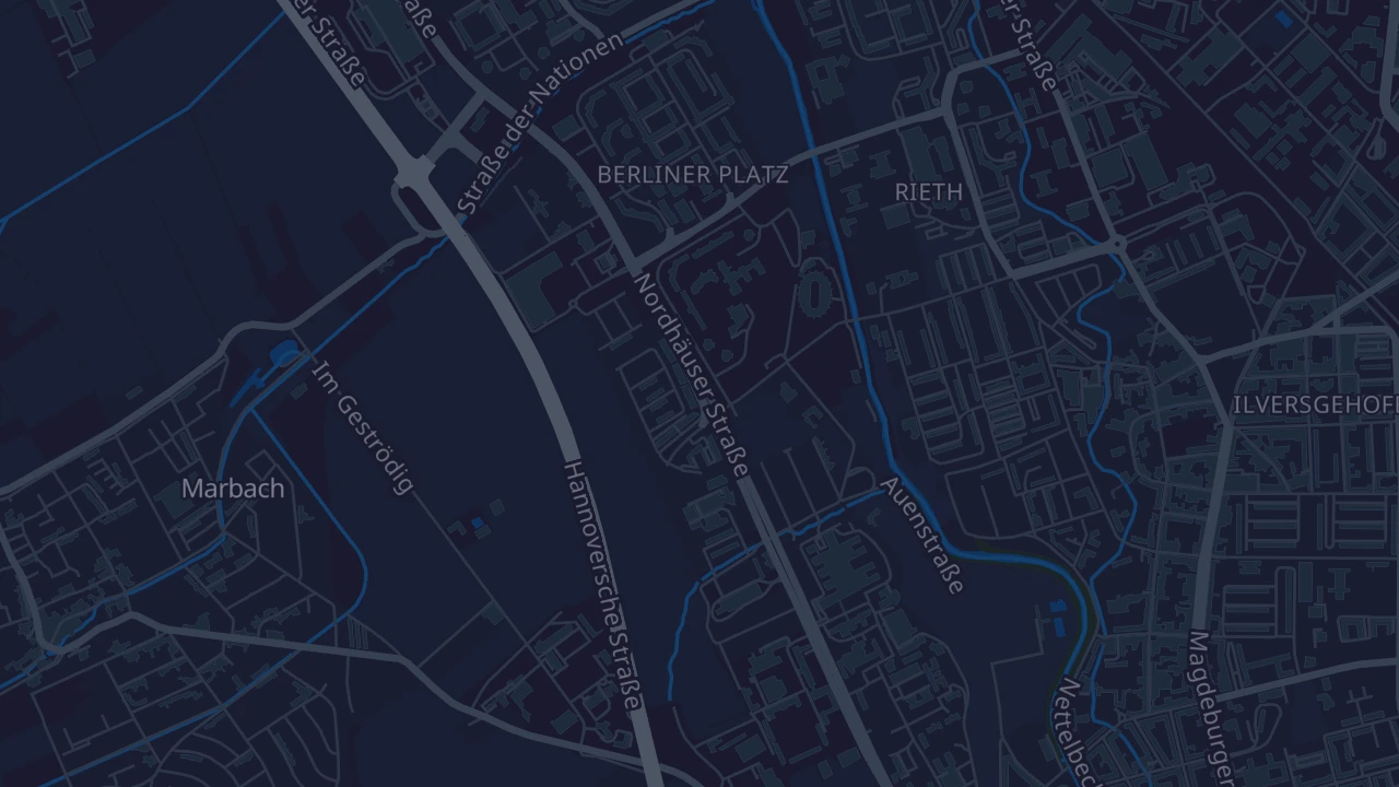 Karte von Erfurt