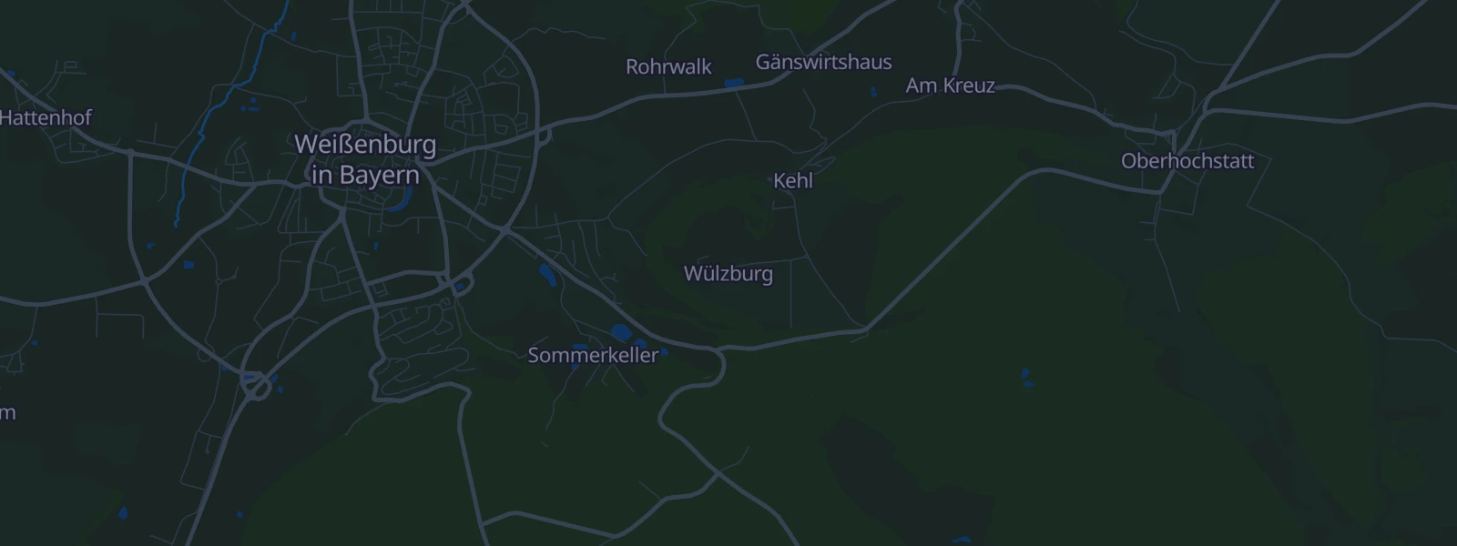 Karte von Weißenburg in Bayern