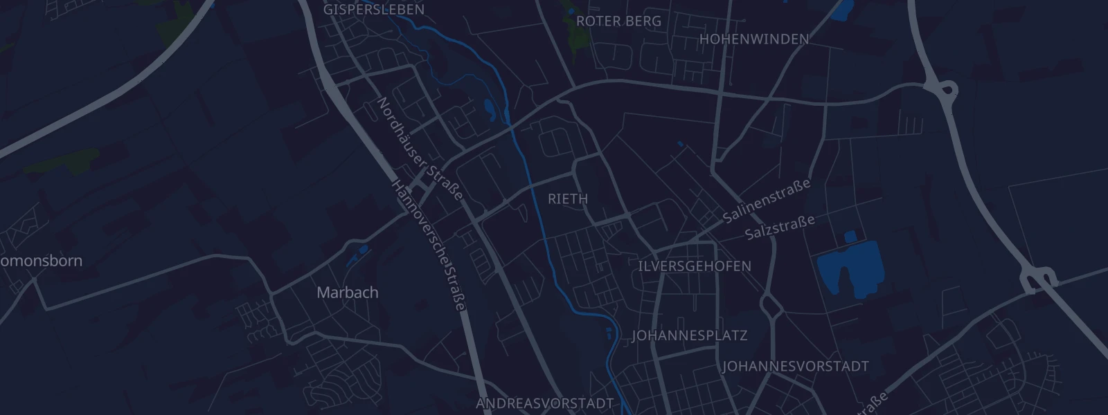 Karte von Erfurt - Rieth