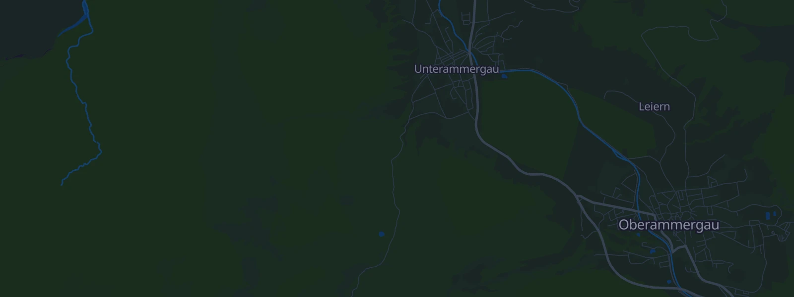 Karte von Unterammergau