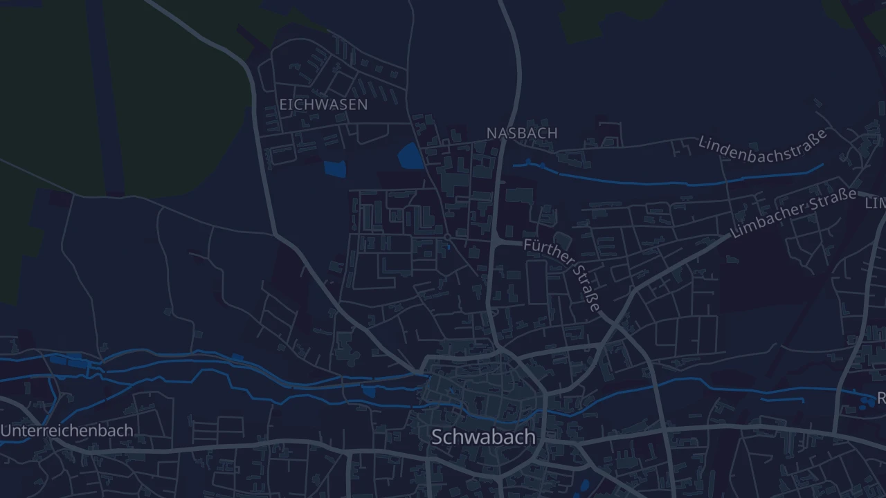 Karte von Schwabach