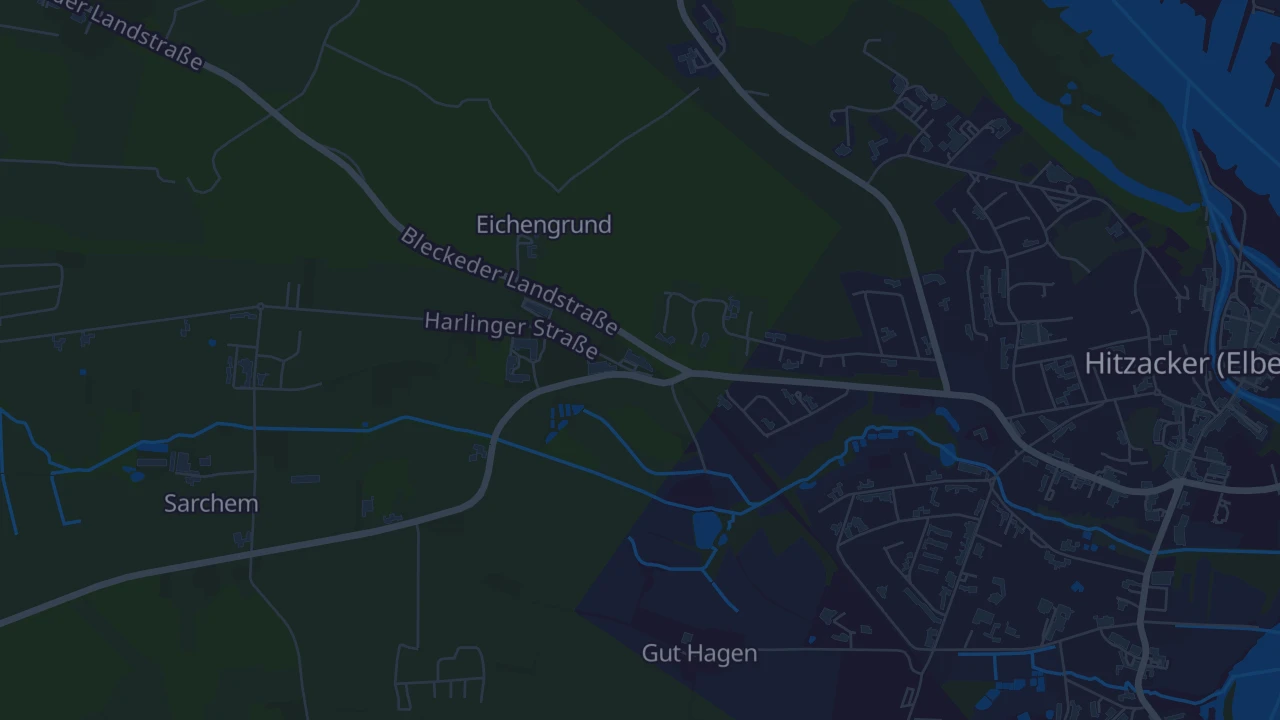 Karte von Hitzacker (Elbe)