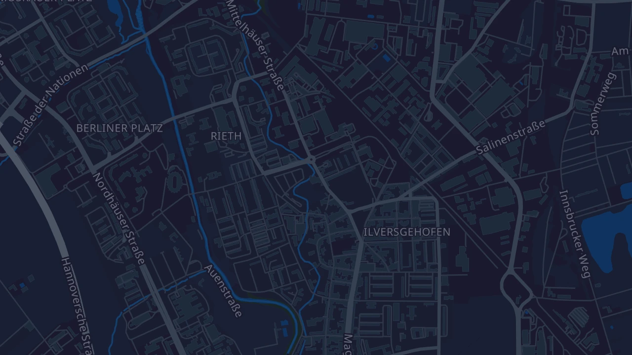 Karte von Erfurt