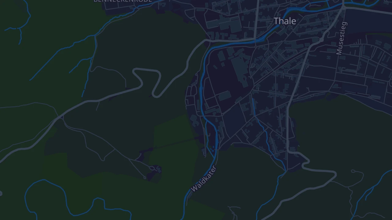 Karte von Thale
