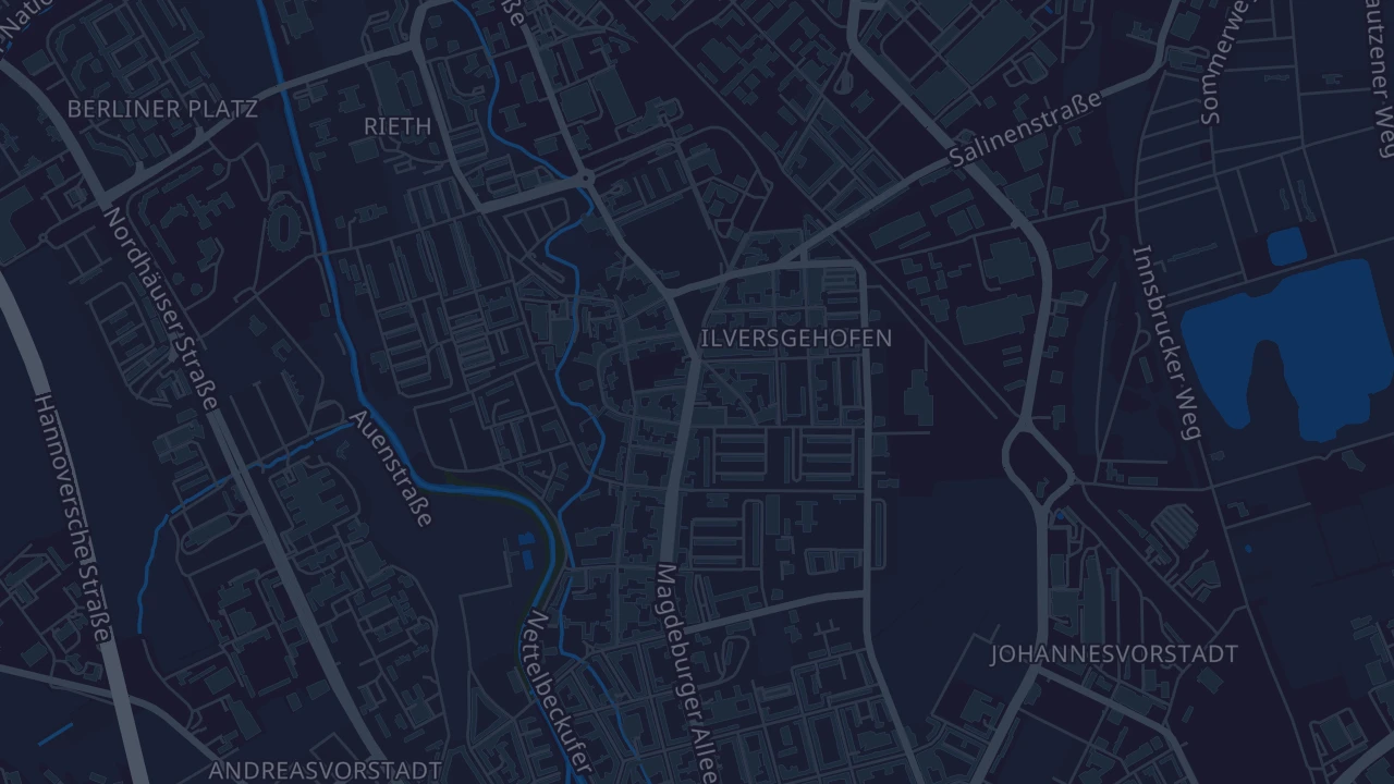 Karte von Erfurt