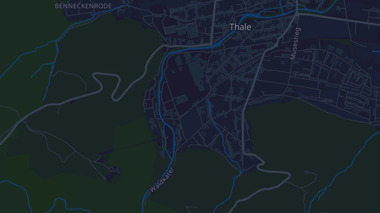 Karte von Thale