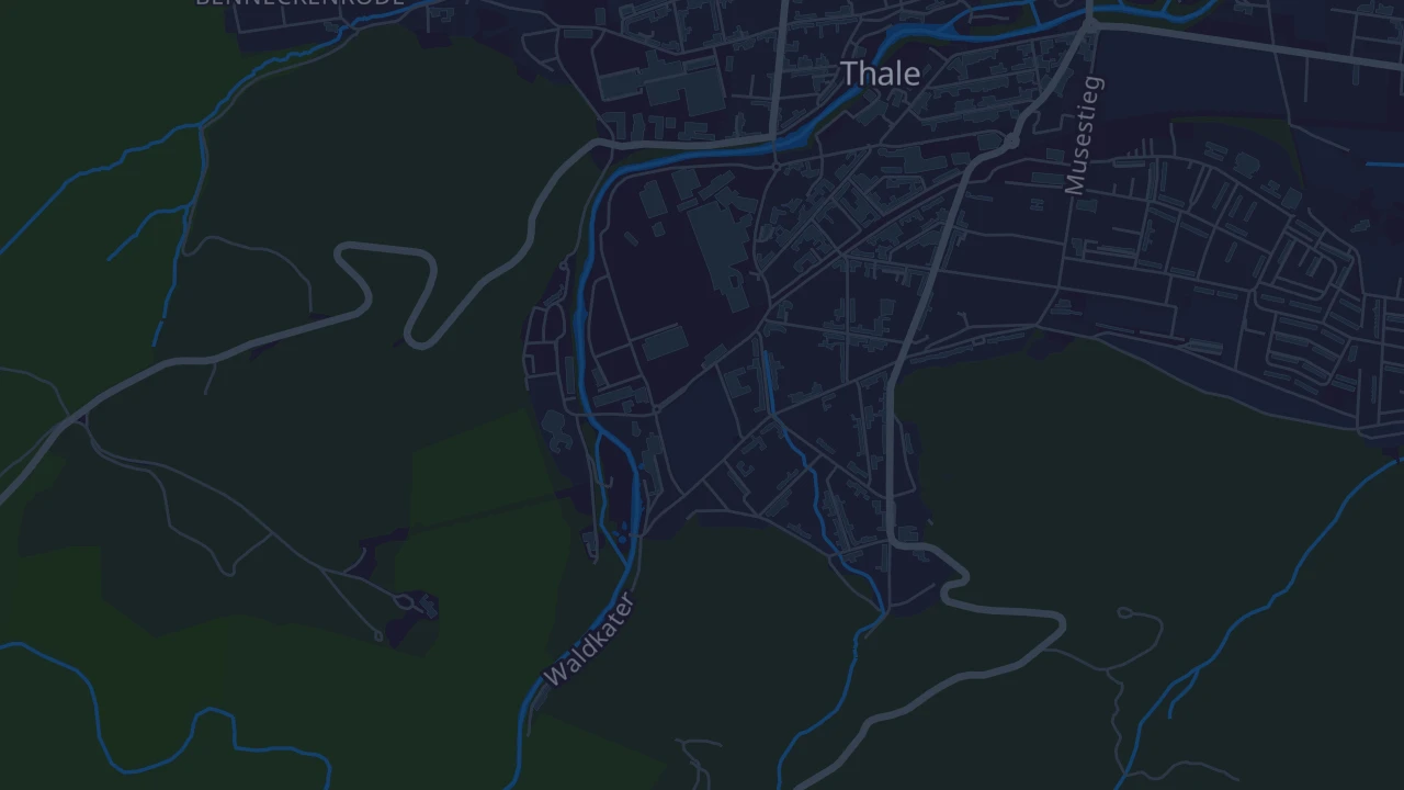 Karte von Thale