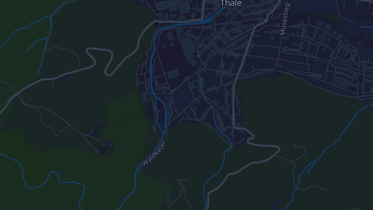 Karte von Thale
