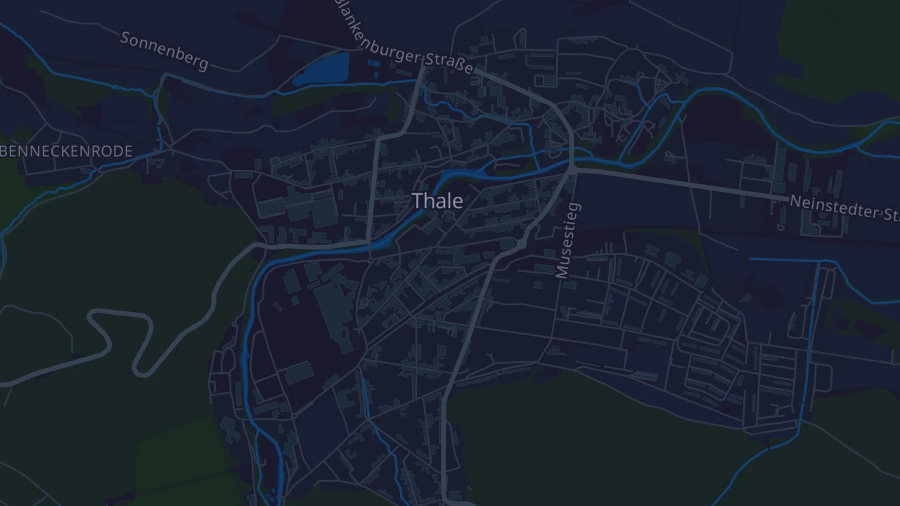 Karte von Thale