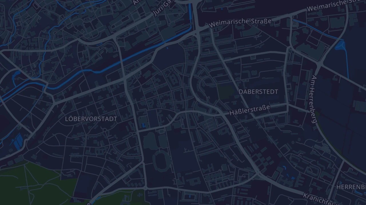Karte von Erfurt