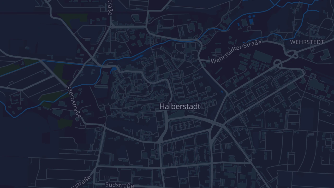 Karte von Halberstadt