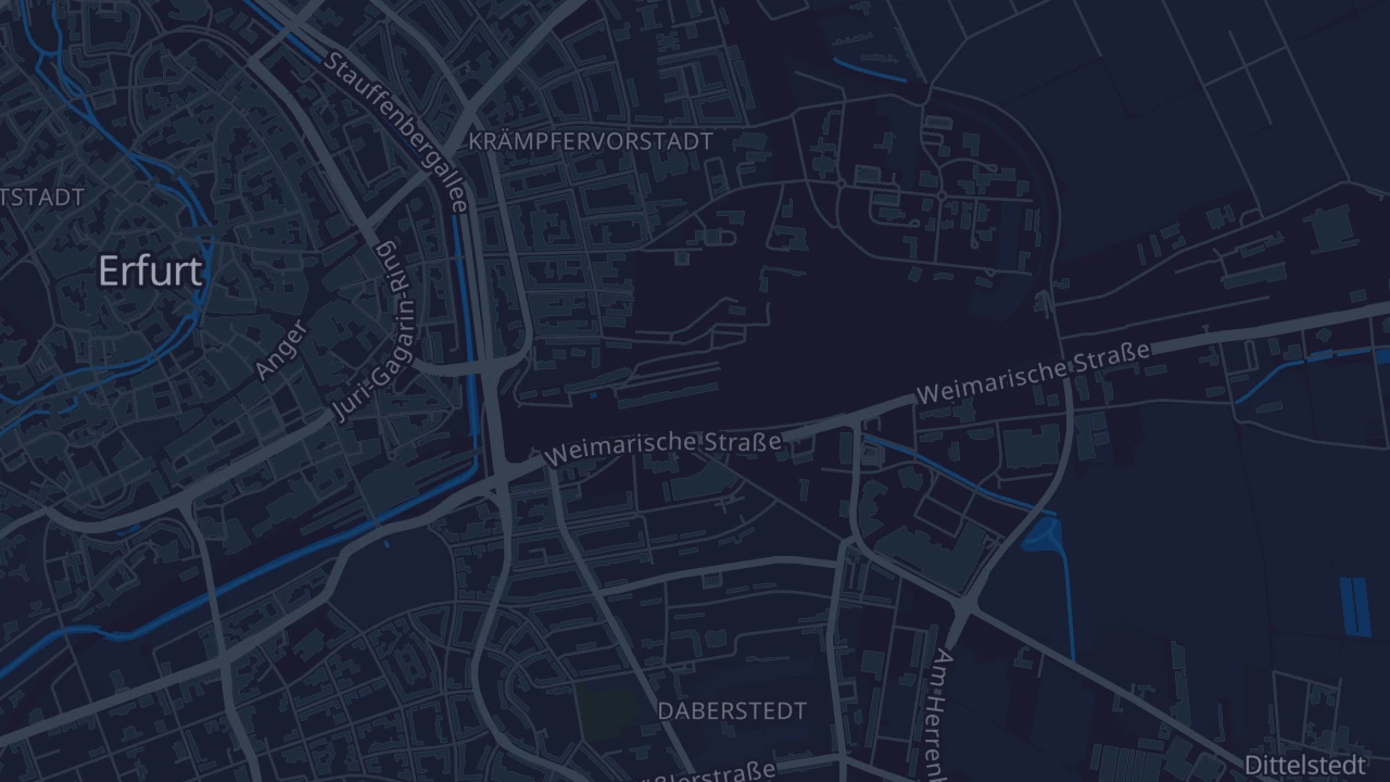 Karte von Erfurt