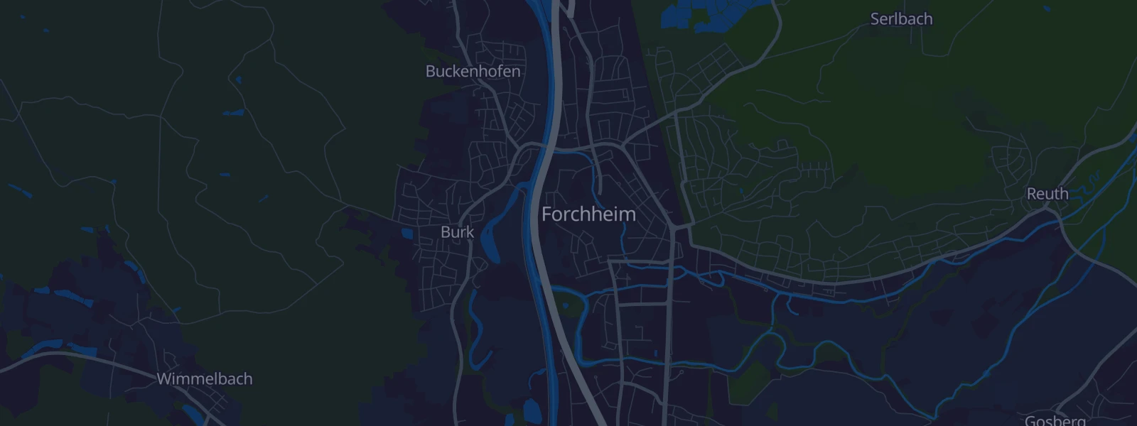 Karte von Forchheim
