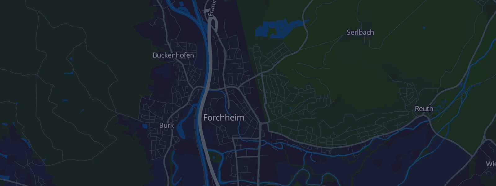 Karte von Forchheim