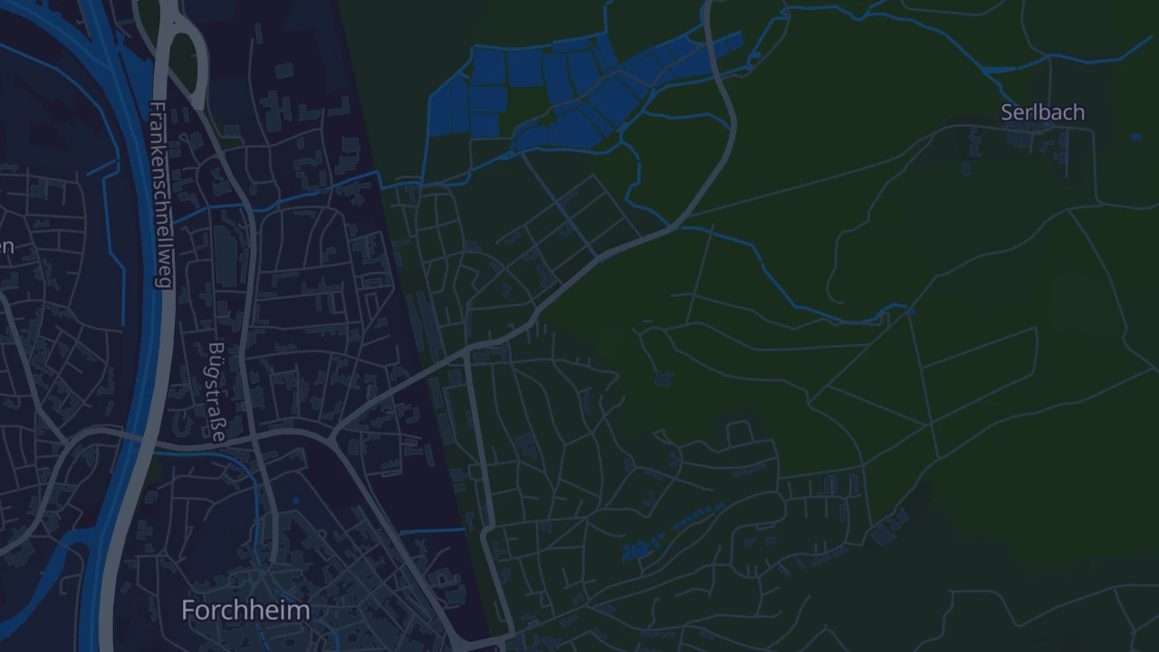 Karte von Forchheim