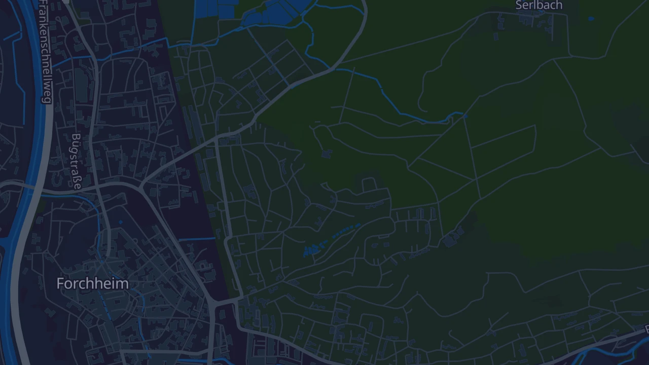 Karte von Forchheim