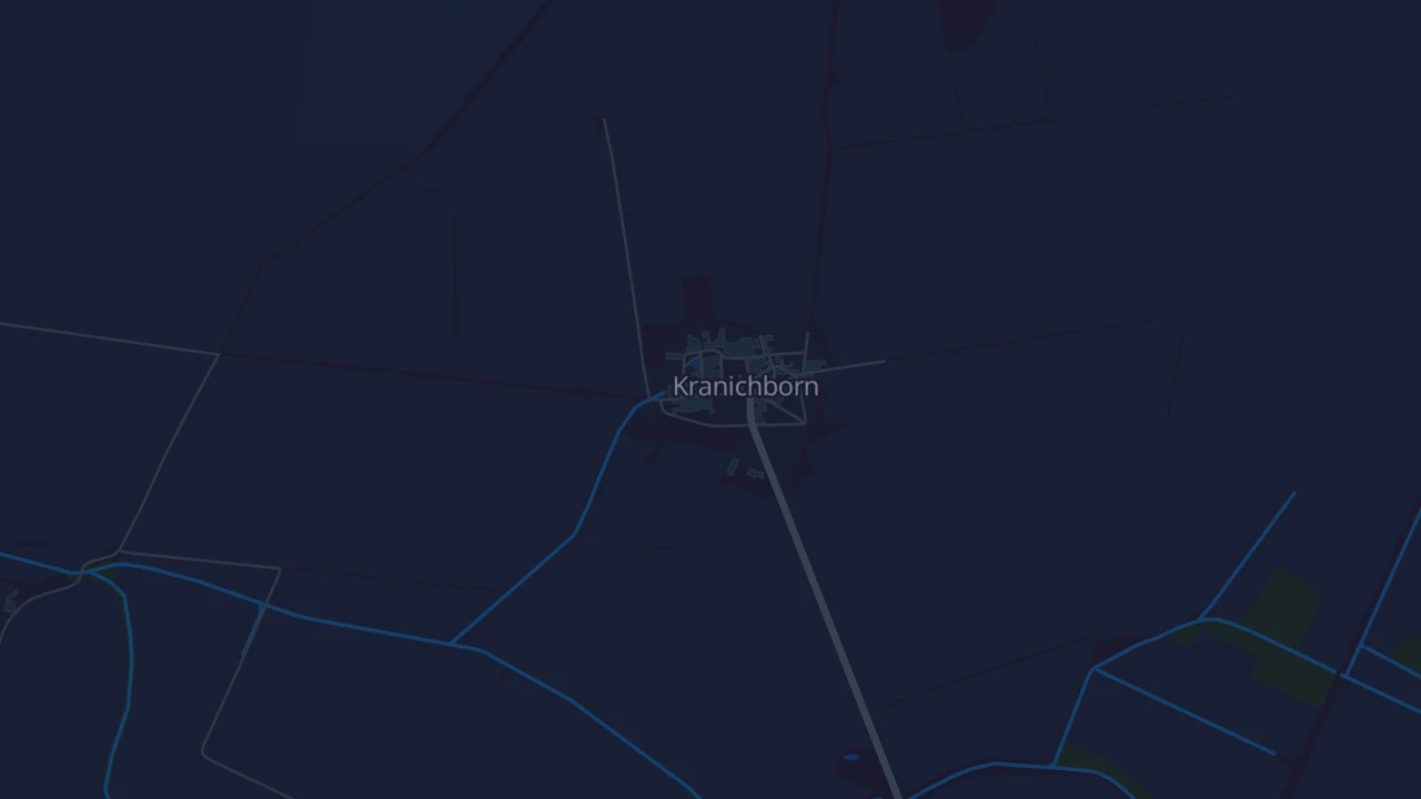 Karte von Kranichborn