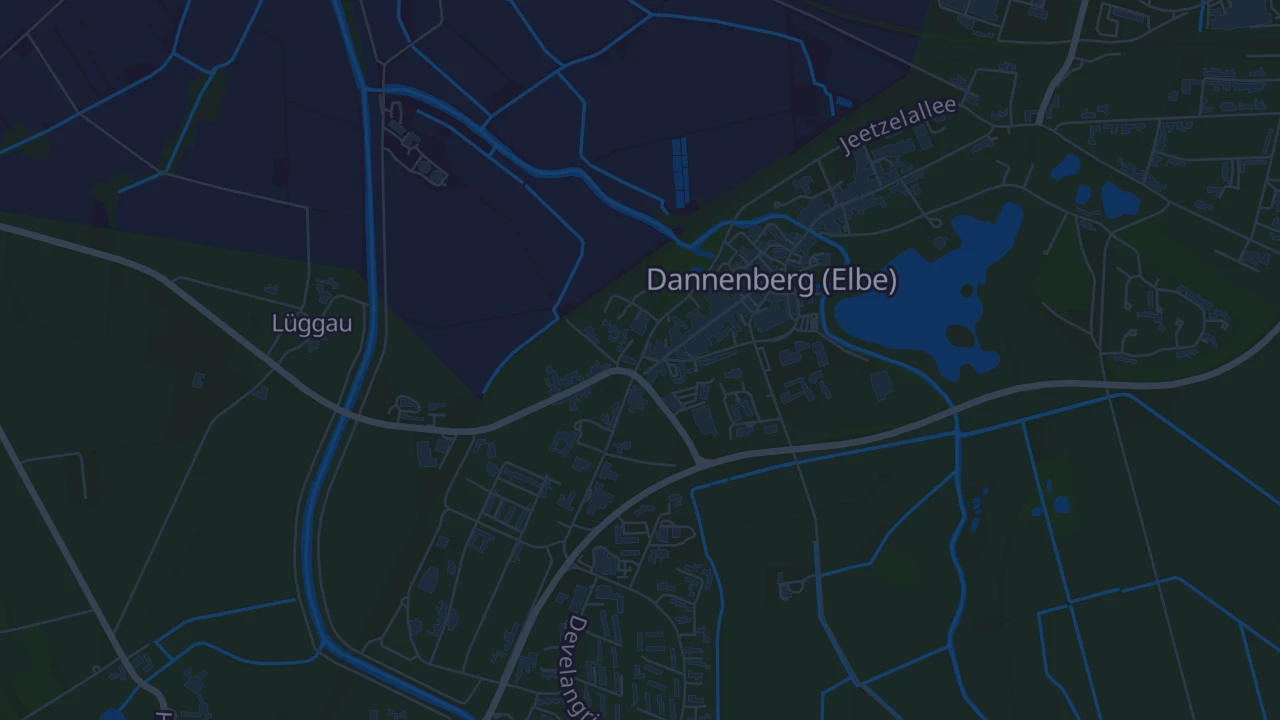 Karte von Dannenberg (Elbe)