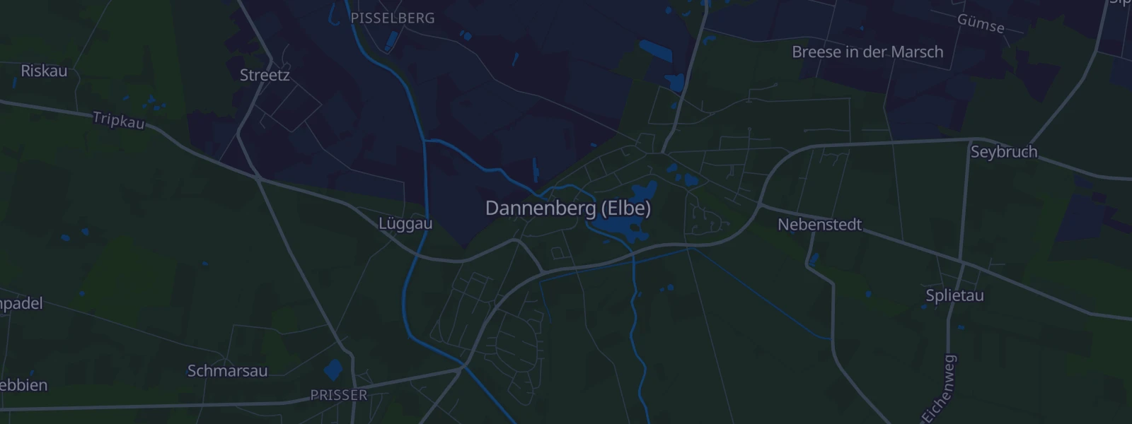 Karte von Dannenberg (Elbe)