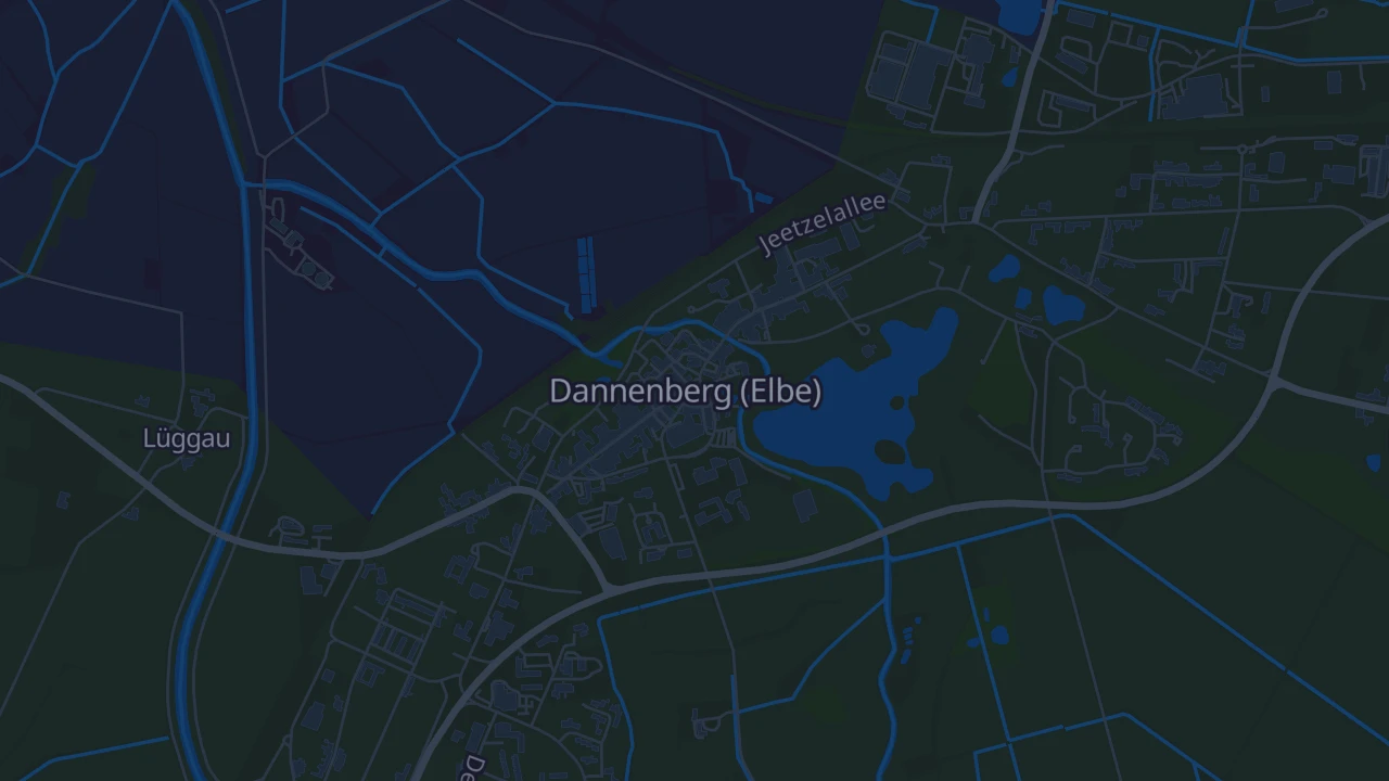 Karte von Dannenberg (Elbe)