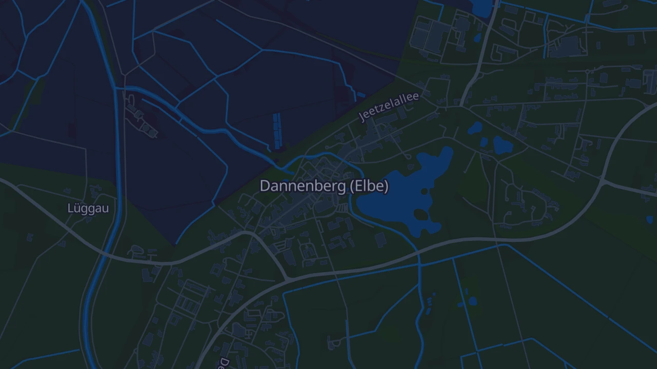 Karte von Dannenberg (Elbe)