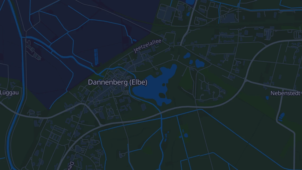 Karte von Dannenberg (Elbe)