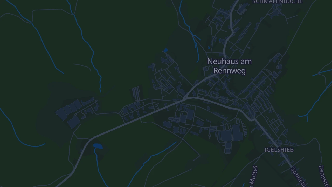 Karte von Neuhaus am Rennweg